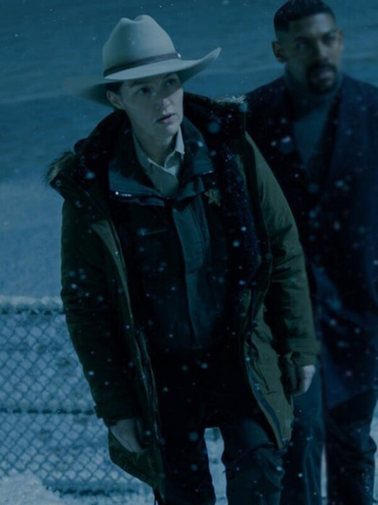 Lanterns S01 Sheriff Kerry Kane Green Parka Jacket