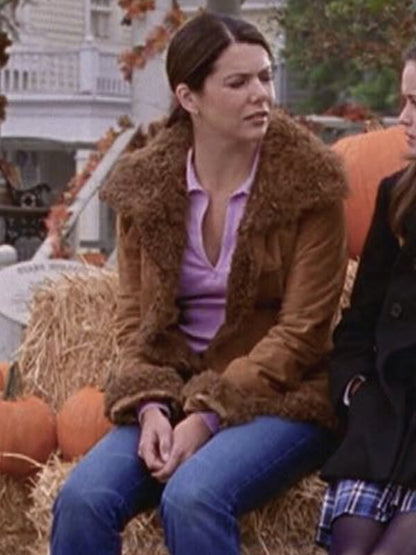 Lauren Graham Gilmore Girls S03 Suede Leather Jacket