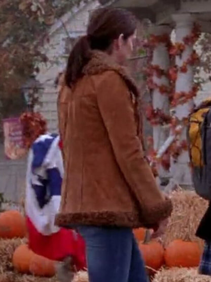 Lauren Graham Gilmore Girls S03 Suede Leather Jacket