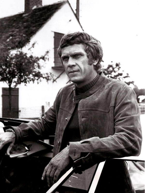 Le Mans Steve McQueen Brown Suede Jacket