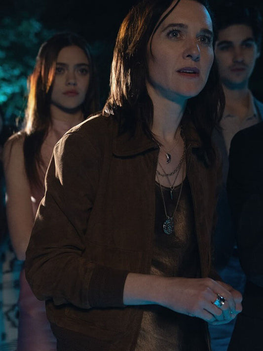 Lena Hall Your Friends & Neighbors Suede Jacket