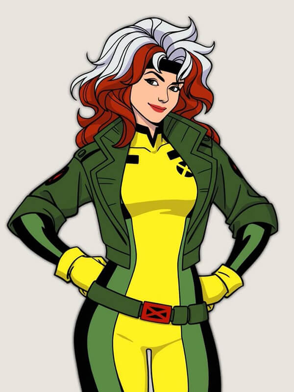 Lenore Zann X-Men '97 Rogue Leather Cosplay Jacket