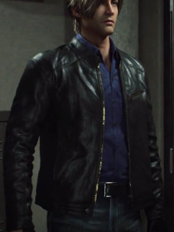 Leon Kennedy Infinite Darkness Leather Jacket