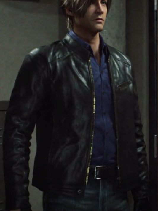 Leon Kennedy Infinite Darkness Leather Jacket