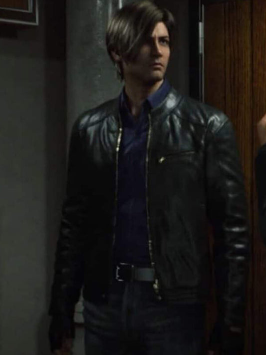Leon Kennedy Infinite Darkness Leather Jacket