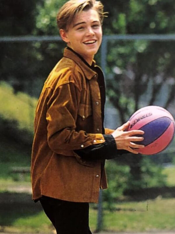 Leonardo DiCaprio Suede Leather Jacket