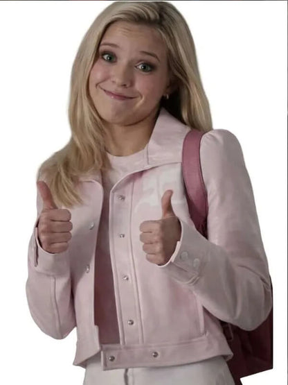 Lexi Minetree Elle 2026 Elle Woods Cropped Leather Jacket
