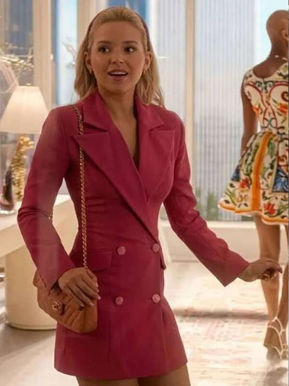 Lexi Minetree Elle S01 Pink Wool Blazer