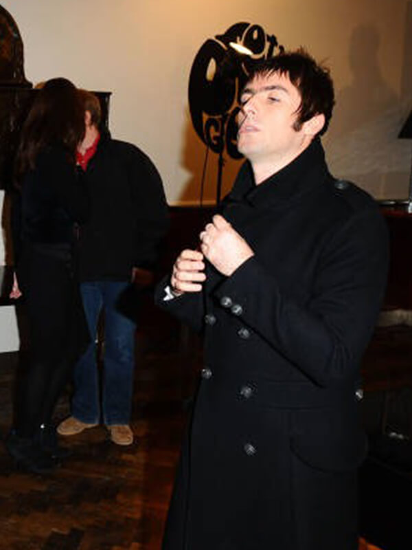 Liam Gallagher Double Breasted Wool Coat