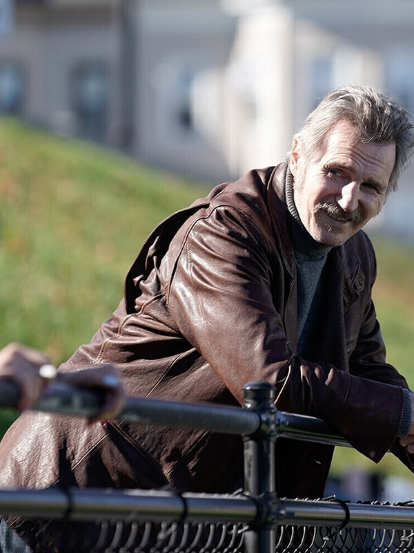 Liam Neeson Absolution Brown Leather Jacket