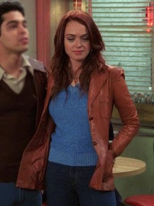 Lindsay Lohan That '70s Show Leather Jacket