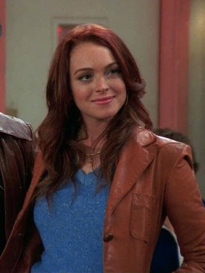 Lindsay Lohan That '70s Show Leather Jacket