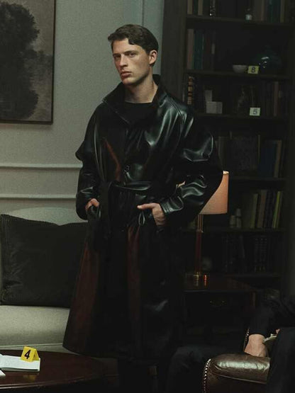 Line of Fire 2026 Taylor Bloom Black Leather Coat