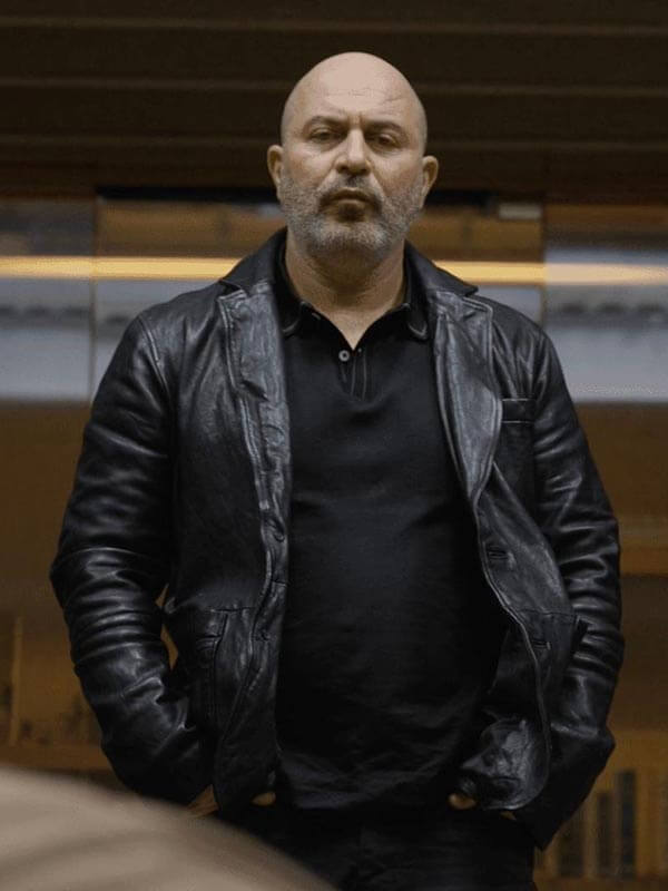 Lior Raz Turner 2025 Black Leather Jacket