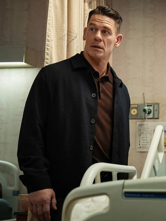 Little Brother 2026 John Cena Black Wool Jacket