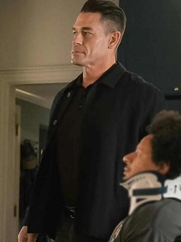 Little Brother 2026 John Cena Black Wool Jacket