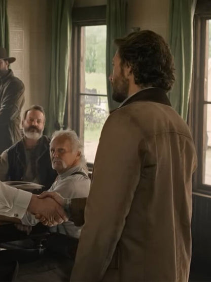 Little House On The Prairie 2026 Luke Bracey Brown Jacket