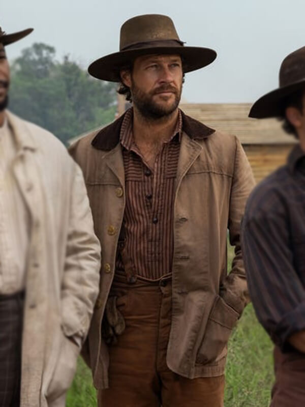 Little House On The Prairie 2026 Luke Bracey Brown Jacket