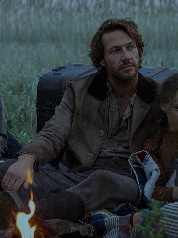 Little House On The Prairie 2026 Luke Bracey Brown Jacket