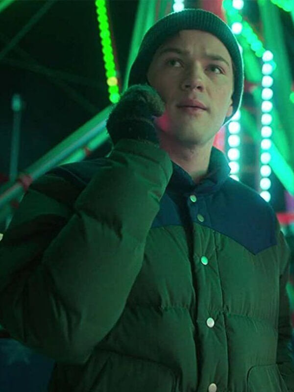 Locke & Key S02 Tyler Locke Green Puffer Jacket