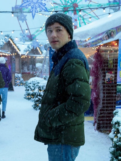 Locke & Key S02 Tyler Locke Green Puffer Jacket