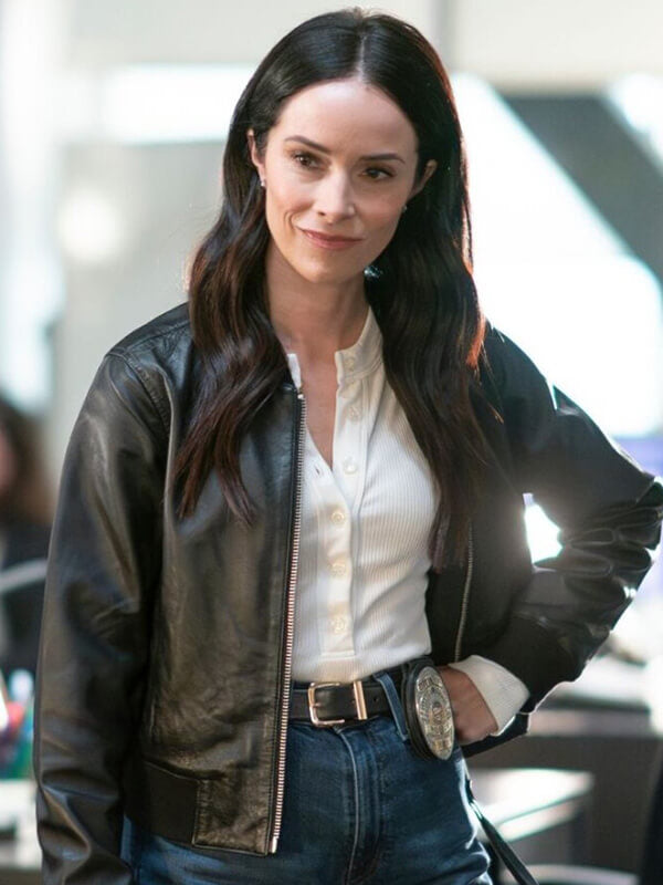 Louisa Gavin Best Medicine 2026 Black Leather Jacket