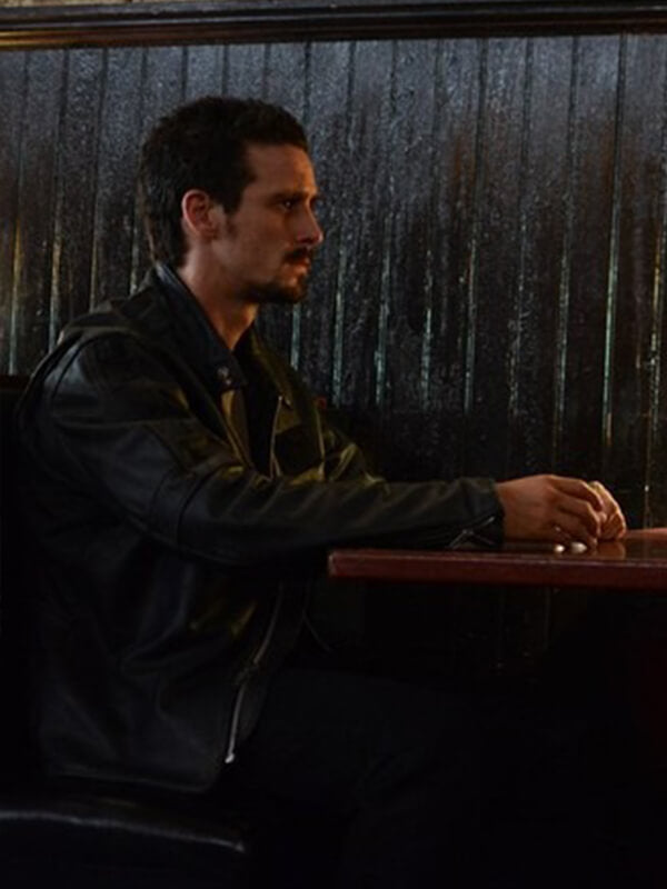 Low Winter Sun James Ransone Black Leather Jacket