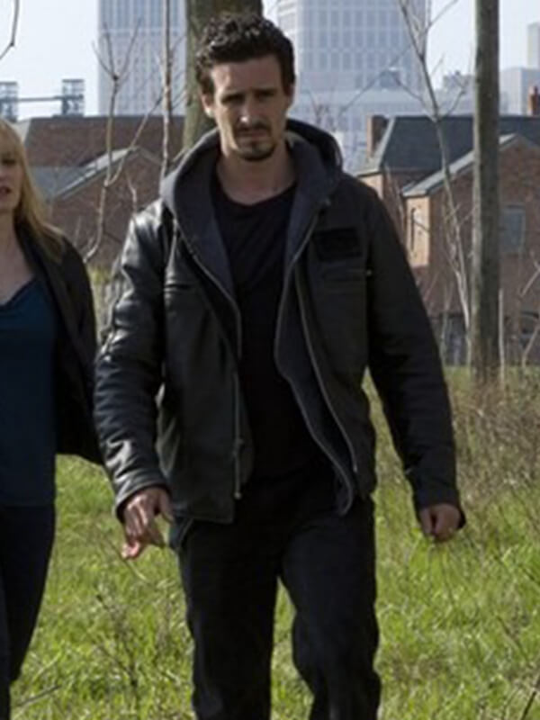Low Winter Sun James Ransone Black Leather Jacket