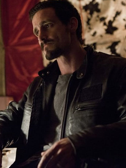 Low Winter Sun James Ransone Black Leather Jacket