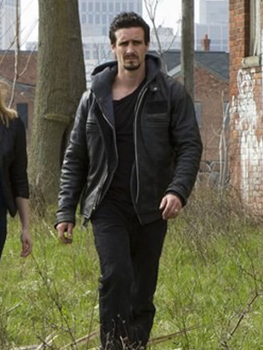 Low Winter Sun James Ransone Black Leather Jacket