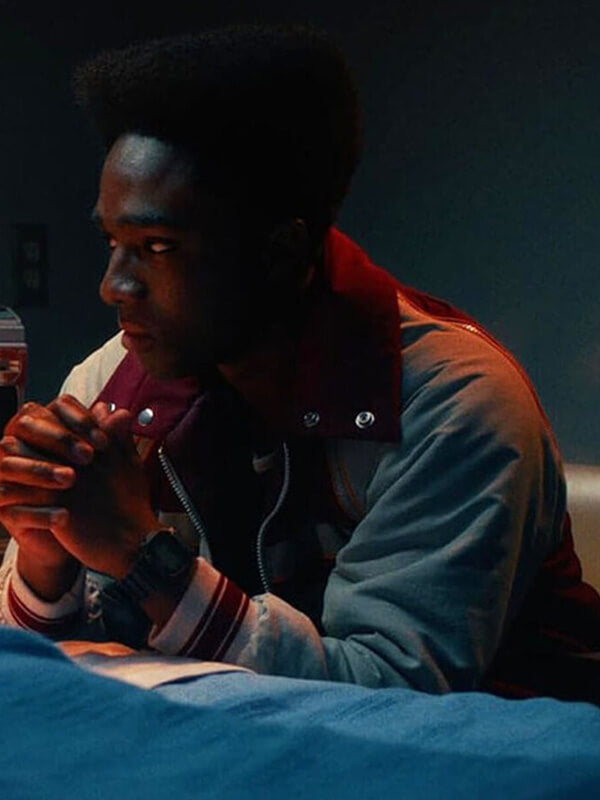 Lucas Sinclair Stranger Things S05 Bomber Jacket