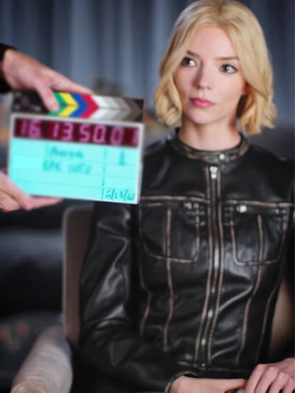 Lucky S01 Anya Taylor-Joy Black Leather Jacket