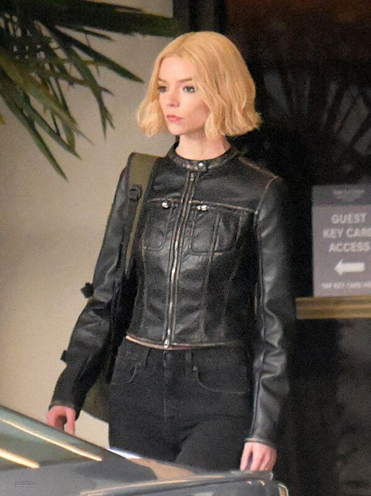 Lucky S01 Anya Taylor-Joy Black Leather Jacket