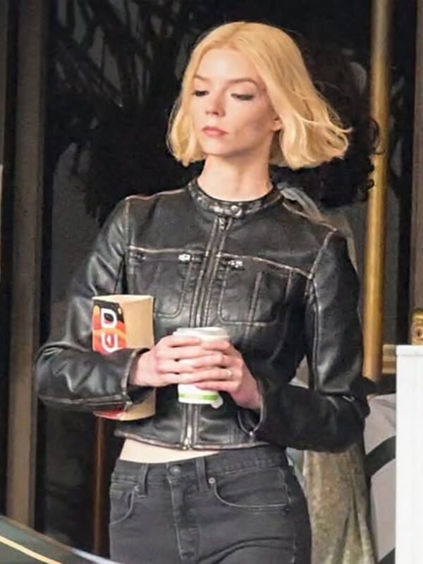 Lucky S01 Anya Taylor-Joy Black Leather Jacket