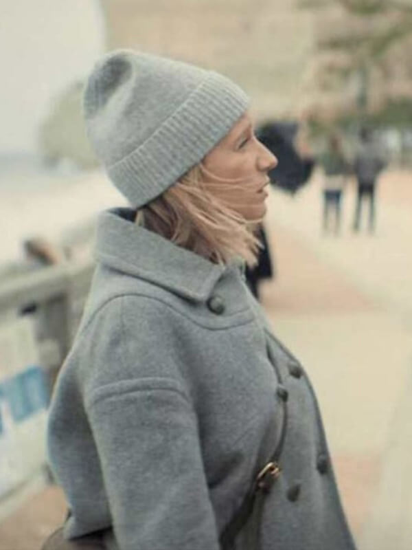 Ludivine Sagnier Lupin S01 Claire Wool Peacoat