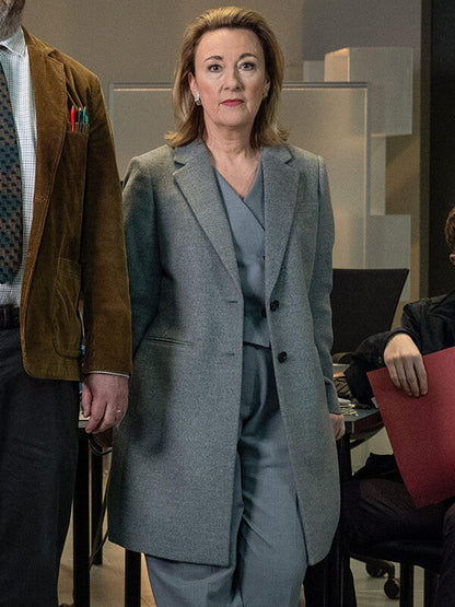 Ludwig S01 Carol Shaw Gray Wool Coat