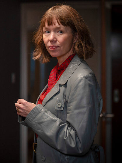 Ludwig S02 Lucy Betts-Taylor Gray Leather Coat