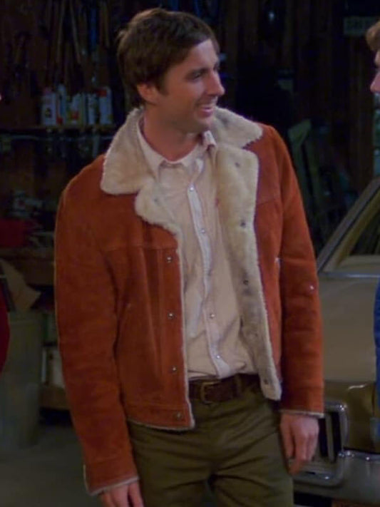 Luke Wilson That '70s Show Casey Kelso Shearling Jacket