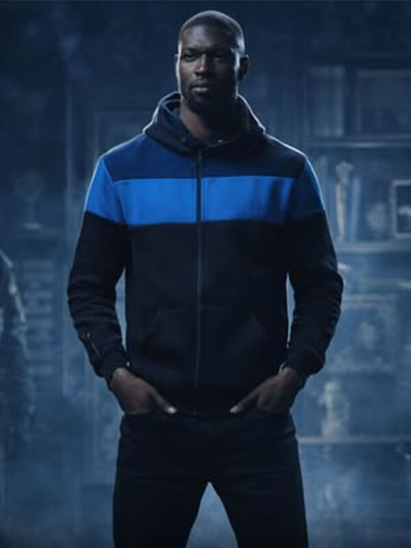 Lupin S03 Assane Diop Blue Track Jacket
