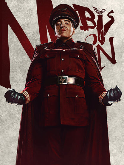 M. Bison Street Fighter 2026 Maroon Wool Jacket 