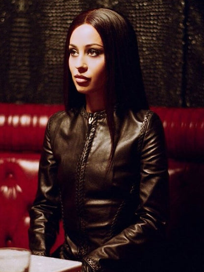 Maddy Perez Euphoria S03 Black Leather Jacket