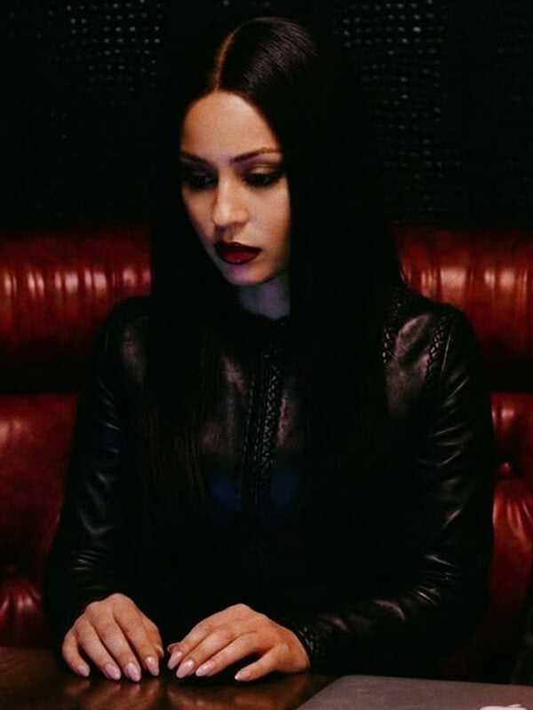 Maddy Perez Euphoria S03 Black Leather Jacket