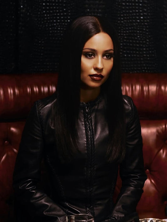 Maddy Perez Euphoria S03 Black Leather Jacket