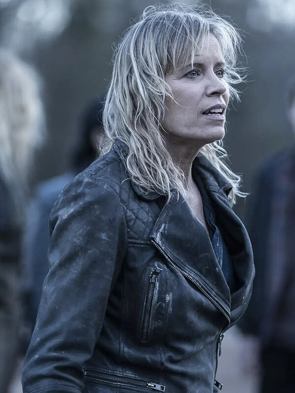 Madison Clark Fear the Walking Dead Black Leather Jacket