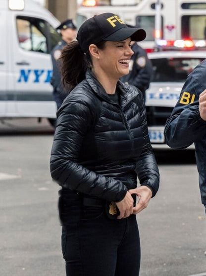 Maggie Bell CIA 2026 Black Puffer Jacket