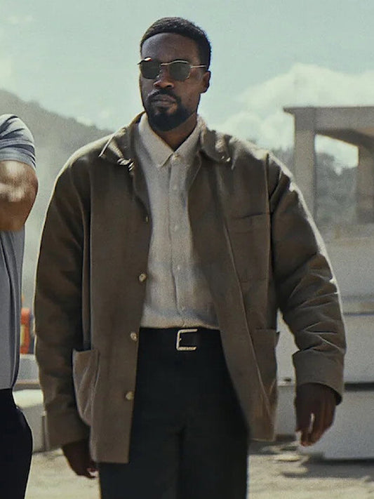 Man on Fire 2026 John Creasy Brown Coat