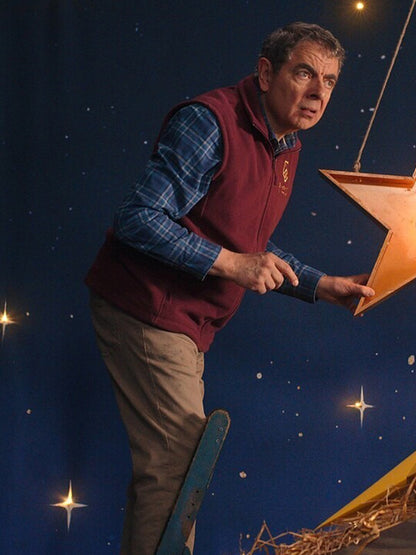 Man vs Baby S01 Trevor Bingley Maroon Vest