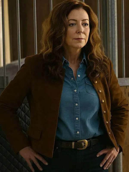 Margaret Devereaux Tulsa King S03 Suede Jacket