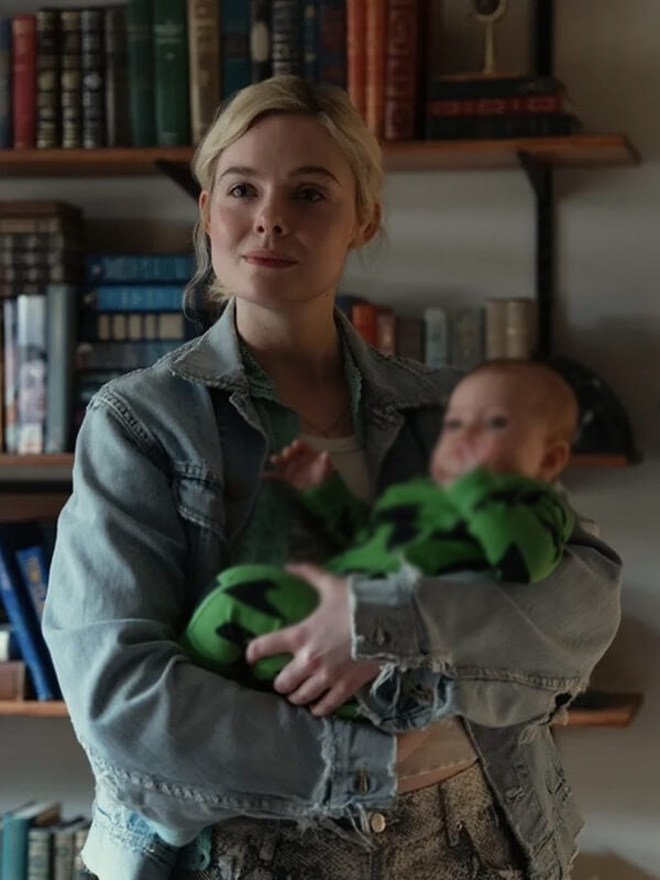 Margo’s Got Money Troubles Elle Fanning Denim Jacket
