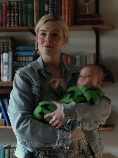 Margo’s Got Money Troubles Elle Fanning Denim Jacket
